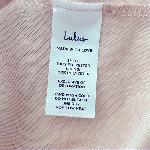 NWOT Lulu’s Never A Dull Moment Pink Chiffon A-line Pleated Tie-Strap Midi Dress - Picture 6 of 9